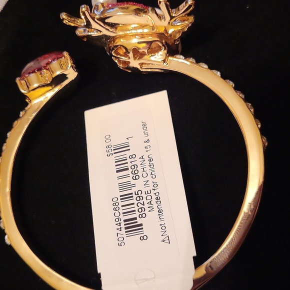 Betsey Johnson Rudolph hinge bracelet - Picture 2 of 3